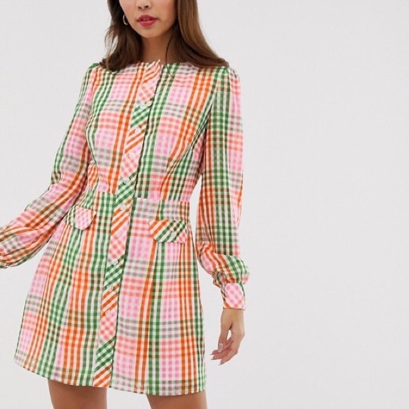 The East Order Dresses & Skirts - The East Order Romee gingham retro mini dress